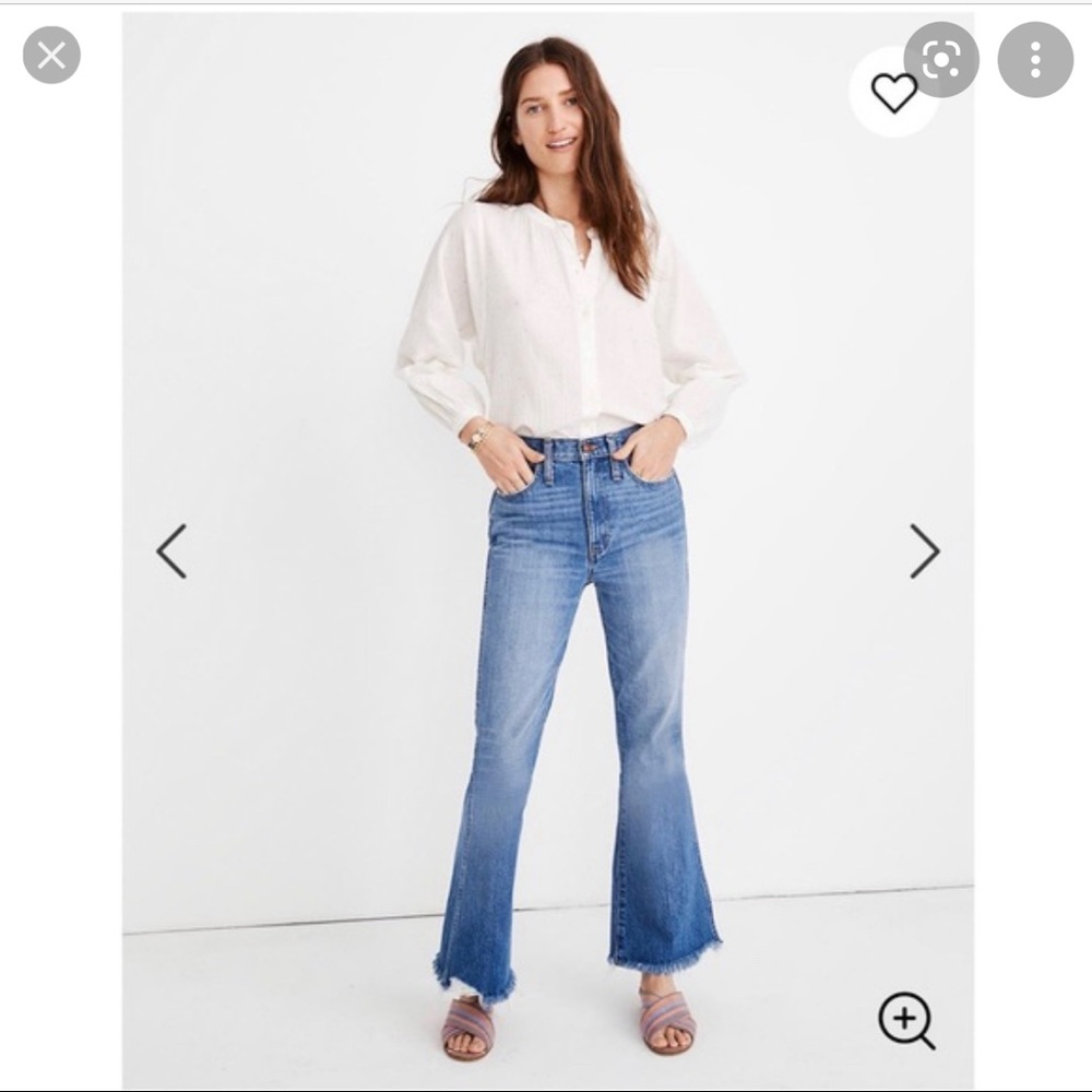 Madewell ridged flare jeans!! NWT